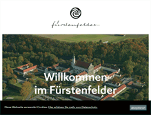 Tablet Screenshot of fuerstenfelder.com